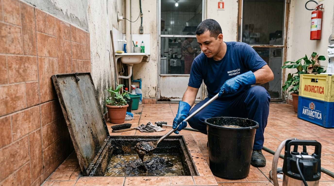 Limpeza de Caixa de Gordura perto de mim em Limeira‑SP
